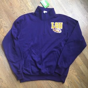 NWT Champion Men’s LSU Tigers Pull Over, size L